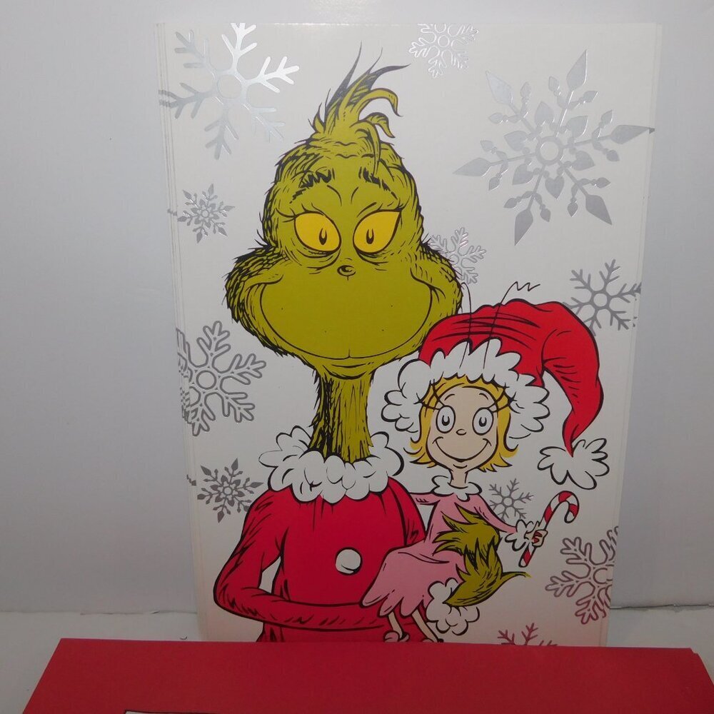 32 Hallmark How the Grinch  Stole Christmas Holiday Cards & Envelopes Dr Seuss - Picture 2 of 6